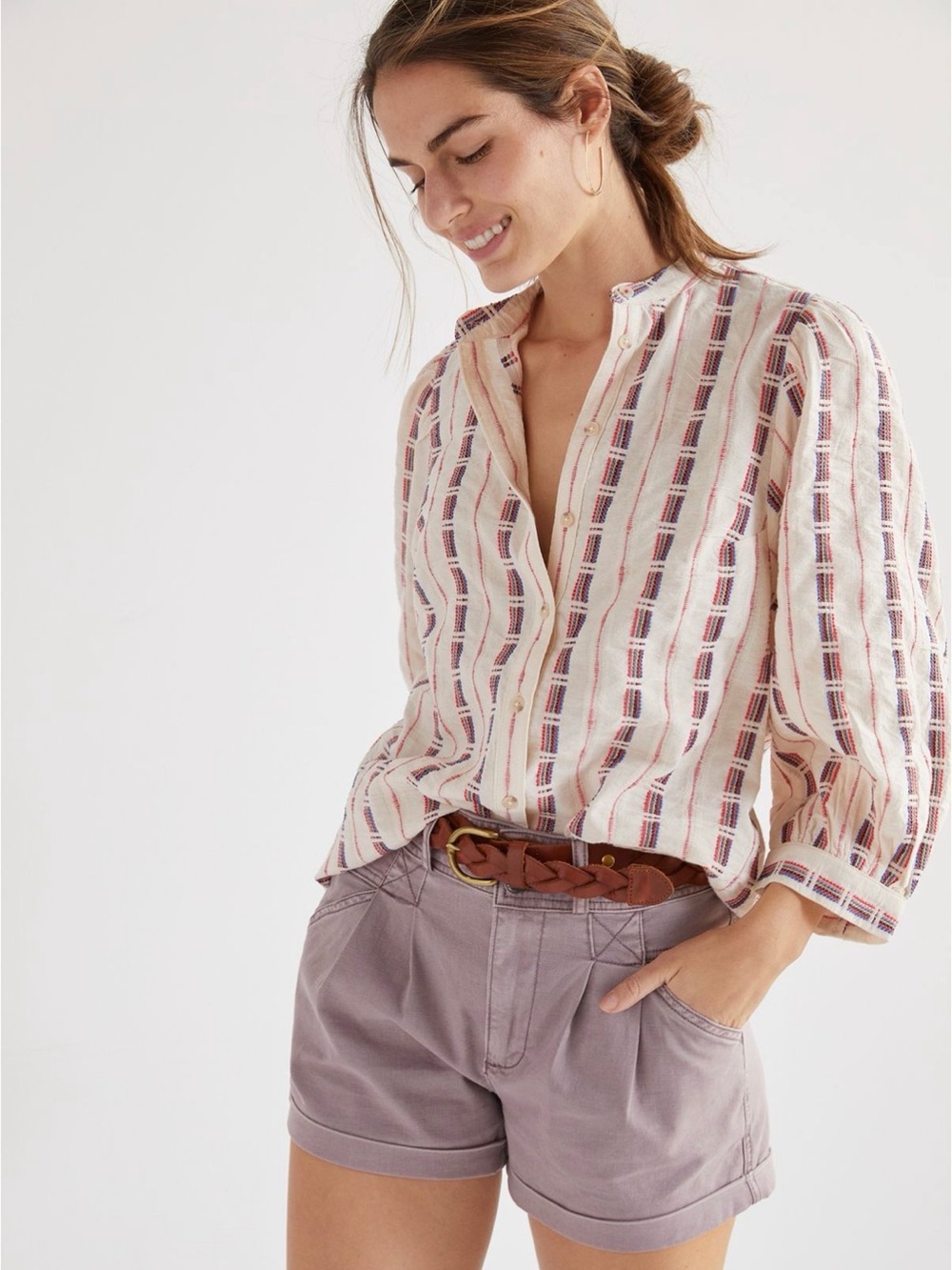Anthropologie Pilcro The Bella Femme Buttondown